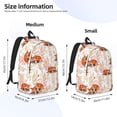 thumbnail image 2 of Yiaed Cute Sleepy Fox Print Laptop Backpack Travel Canvas Backpack Vintage Aesthetic Backpack for School Knapsack Plain Backpack Backpack for School-Medium, 2 of 5