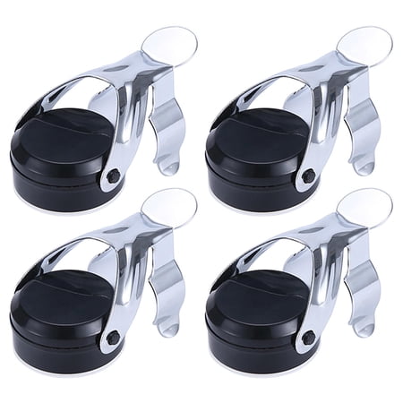 Esquirla Wine Bottle Stopper Stopper Efficient Storage Red Wine Sealer Reusable for Friends Family & Party black