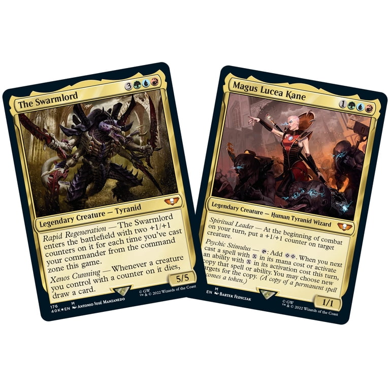 Magic: The Gathering (MTG) - Warhammer 40k, Universes Beyond Commander Deck:  Tyranid Swarm - Walmart.com