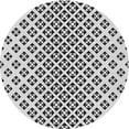 thumbnail image 1 of Ahgly Tapis Rond Lavable en Machine Intérieur Transitionnel Gris Platine, 4 Pieds Rond, 1 of 7