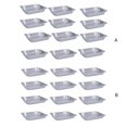 thumbnail image 3 of keepw 12Pcs Aluminum Foil Food Container Rectangle Packing Box Multi-use Takeaway Cooking Liners Microwave shallow/without lid, 3 of 6