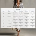 thumbnail image 3 of Miluxas Vertical Striped Linen Blend Summer Maxi Dress for Women Casual V Neck Long Sleeve Loose Fit Shirt Dress with Pockets Blue, 3 of 5