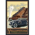 thumbnail image 3 of Yellowstone National Park, Wyoming - Old Faithful Inn - Lantern Press Artwork (12x18 Gallery Wrapped Stretched Canvas), 3 of 4