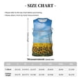 thumbnail image 4 of Rocae Blooming Sunflower Field for Men's Basketball Jersey Lightweight and Breathable Athletic Tank Top,Quick-Drying Sports Jersey 3X-Large, 4 of 9