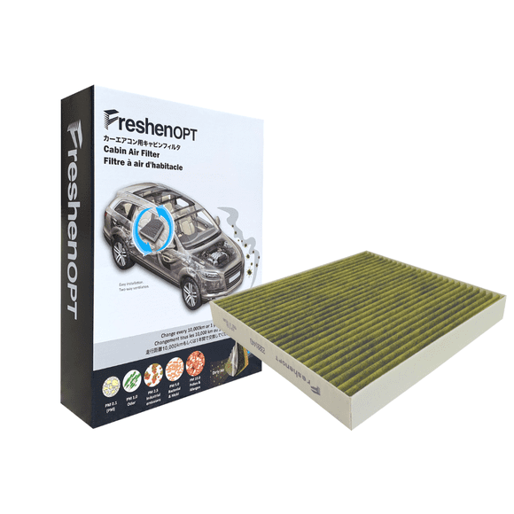 FreshenOPT Three-Layer Premium Cabin Air Filter Fit for Chevrolet Silverado 1500 14-18 2500HD 3500HD 4500HD Suburban Sierra 1500 Yukon [23281440]