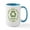 White/Blue Inside, variant on CafePress - Reduce Reuse Recycle Large Mug - 15 oz Ceramic Large White Novelty Mug
