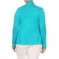 thumbnail image 4 of Women's Plus Size Soft Casual Drape Open Front Cardigan Long Sleeve, 4 of 4
