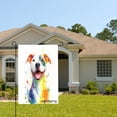 thumbnail image 2 of Amhnf Colorful Dog Art Garden Flag For Home Outdoor Garden Yard Decor 12x18 inch, 2 of 5