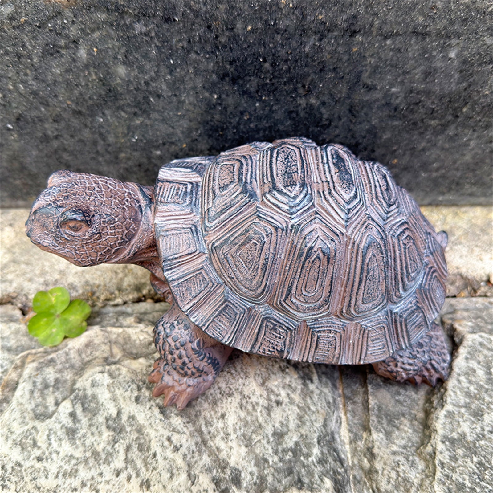 Lifelike Turtle Garden Statue,Funny Turtle Figurines Statue,Outdoor Decorative Animals Figurine for Home Garden Yard Patio Lawn,Realistic Tortoise Sculpture Art