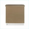 thumbnail image 5 of Medusa Gold Wood Nightstand with 3 Drawers & LED Accent, 5 of 6