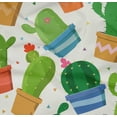 thumbnail image 5 of oneOone Georgette Viscose Fabric Leaves & Floral Block Print Fabric BTY 42 Inch Wide, 5 of 5