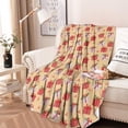 47 Inch Round Flannel Blanket for Adults & Kids, Soft, Cozy ...