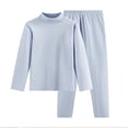 thumbnail image 1 of Pyjama Raglan Doux et Confortable pour Enfants Filles Garçons Ensemble 2 Pcs, 1 of 4