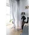 White Sheer Curtains 84 Inches Length 2 Panels Set Sheer White Curtains ...