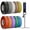 Multicolored, variant on OHLECTRIC Professional Grade Vinyl Multicolor Electrical Tape with Electricians Tape Holder Chain, Keyring and Trigger Snap Hook - 7Mm Thick, 3/4" x60' Size- 10-Pack Tape with 1 Tape Holder Chain
