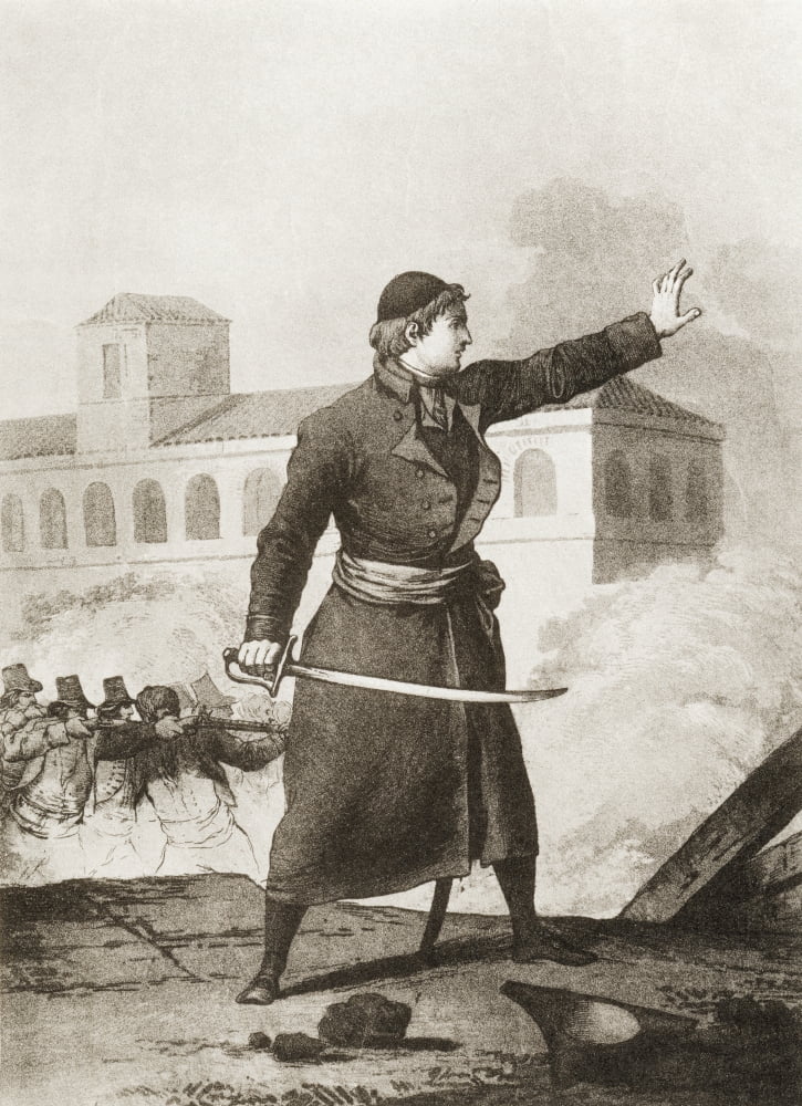 Santiago Sas Y Casayau 1774 - 1809 Spanish Clergyman Who Distinguished Himself During The Defence Of Zaragoza In The Siege Of 1808 During The Spanish War Of Independence From Guerra De La Independenci