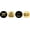 Glitter Gold & Black, variant on Darling Souvenir Cheers 70th Birthday Custom Name Stickers 190 Pcs Candy Labels Party Favor-Red