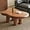 Wood, variant on Cloud Coffee Table with 4 Legs for Living Room,Center Table,Low Table,Cream End Table,Round Corner Sofa Table (Walnut, 35“)