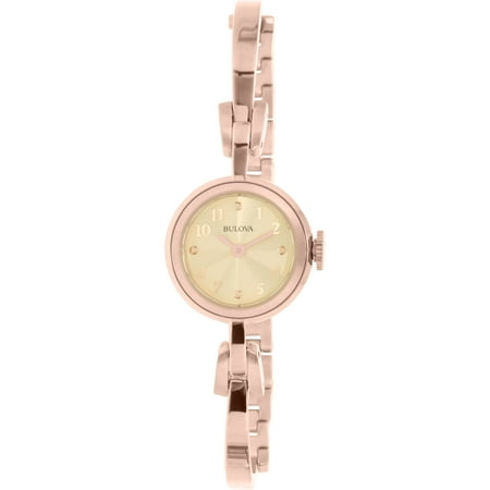 Bulova Women's Classic 97L156 Rose Gold Stainless-Steel Quartz Watch