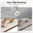 thumbnail image 6 of KUETH 2X10 Machine Washable Runner Rug, Low Pile Non-Slip Backing Carpet for Hallway, Kitchen and Bedroom, Pet-Friendly Vintage Floral Runner Rug, Beige, 6 of 7