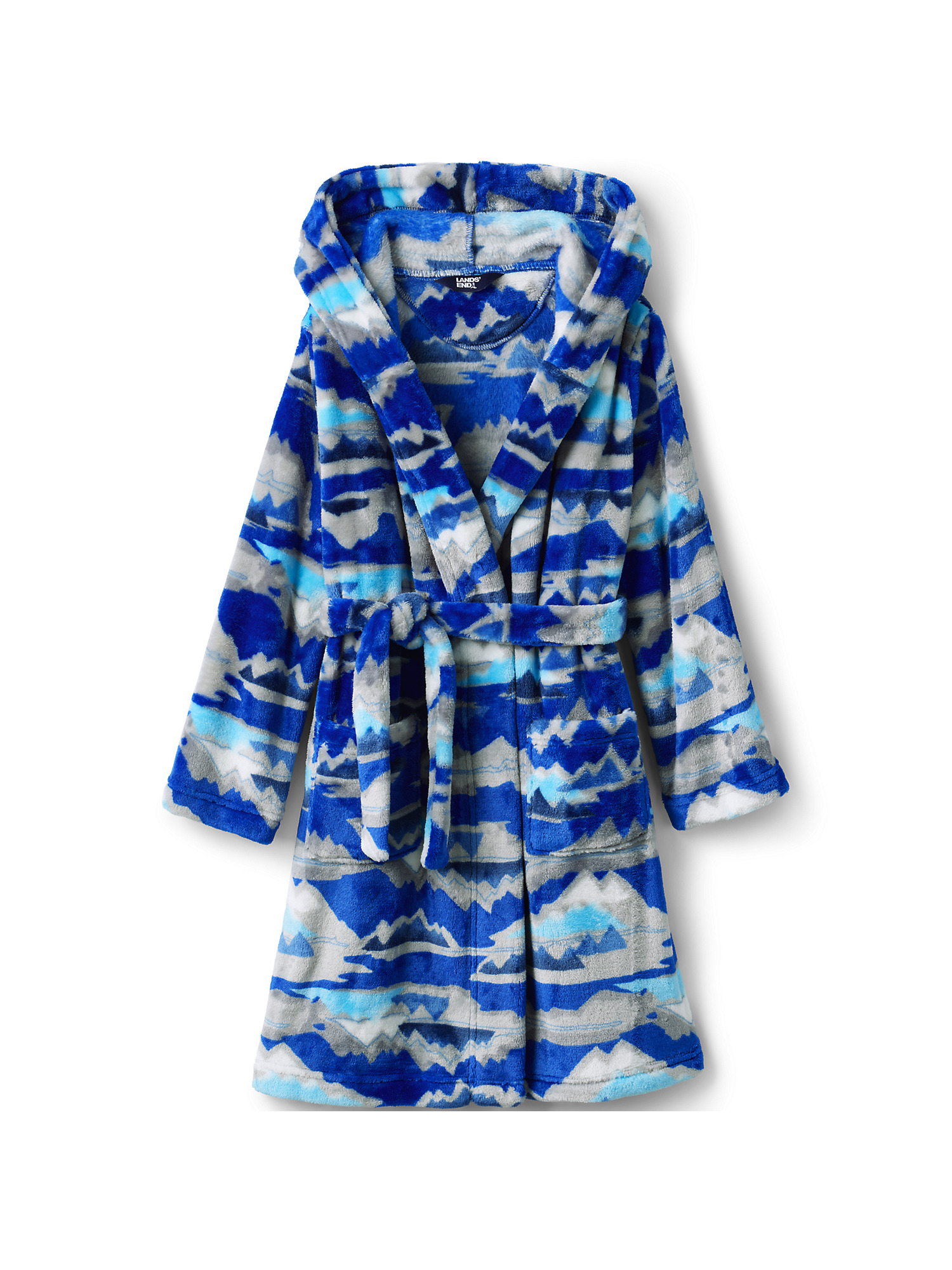 Lands' End Kids Fleece Hooded Robe