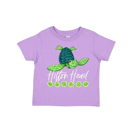 

Inktastic Hilton Head Cute Smiling Sea Turtle Gift Toddler Boy or Toddler Girl T-Shirt