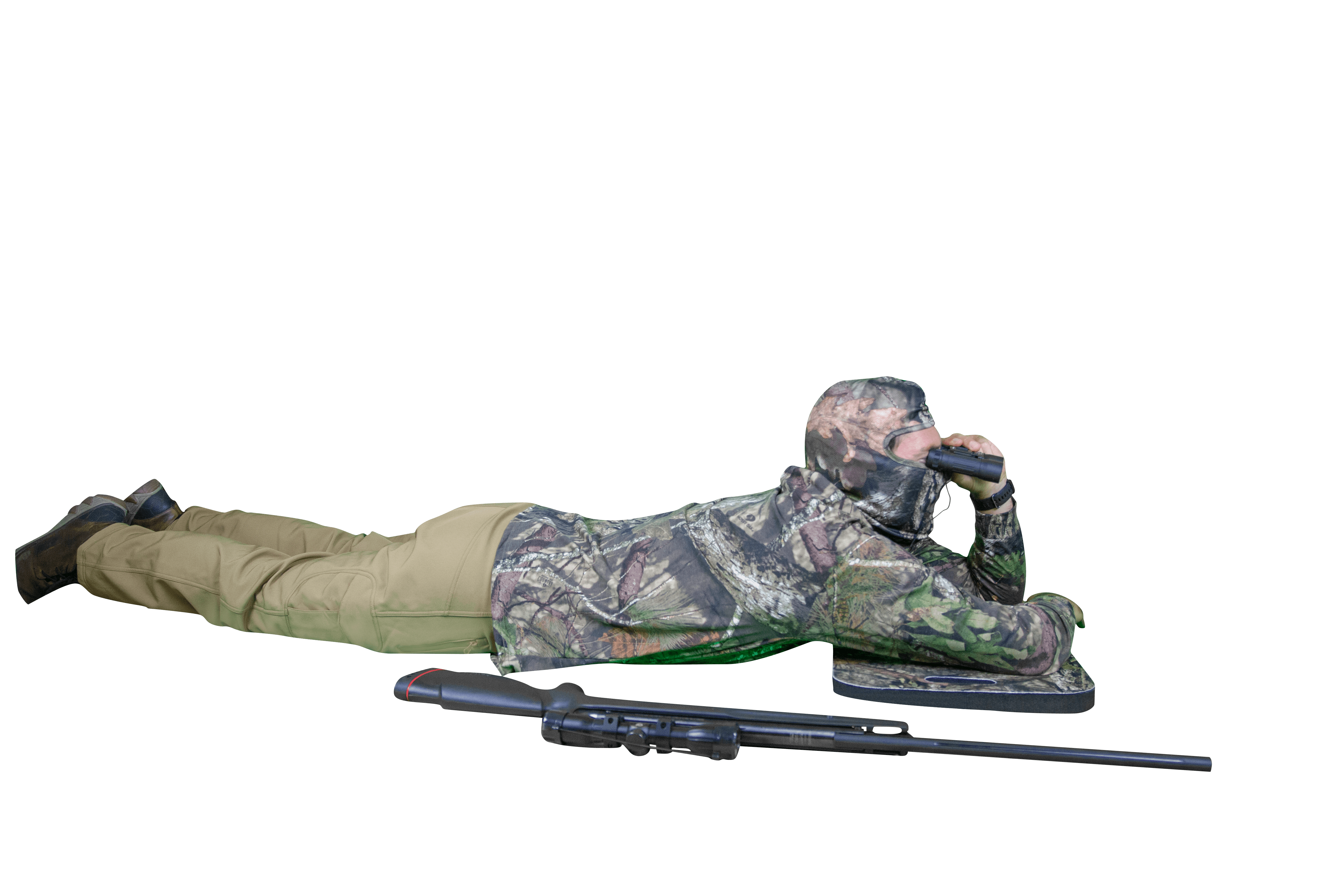 Earth Edge Mossy Oak Camo Tree Stand Cushion, Kneeling Pad, & Comfort Cushion for Ground Blinds 15"x20"x1.2"
