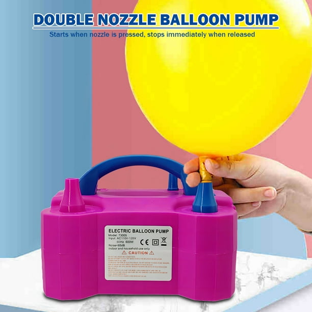 Máquina de inflado con bomba de aire eléctrica de 600 W para escenas navideñas (enchufe británico rojo rosa)