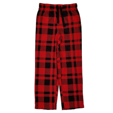 AriZona - Boys Red Plaid Flannel Sleep Pants Lounge Pants Pajama ...