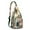 Dark-green-2, variant on Boho Waterproof Hiking Sling Backpack for Women – Retro & Rustic Lightweight Crossbody Bag with Adjustable Strap, Floral Chest Bag for Travel, Outdoor Adventures & Everyday Use