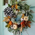 thumbnail image 3 of Fall Wreaths for Front Door 18" Artificial Floral Wreaths Decorations for Home & Thanksgiving & Halloween, 3 of 5