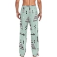 thumbnail image 2 of Western Cactus Ghost Pajama Pants, Men's Lounge Pants Light with Drawstring and Pockets, Christmas New Year Birthday Father's Day Gifts, XX-Large, 2 of 7