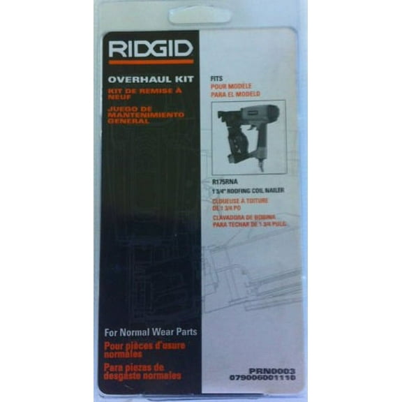 Ridgid R175RNA Coil Roofing Nailers Overhaul Maintenance Kit - - 079006001110