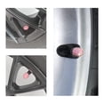 thumbnail image 3 of Tapones para válvulas JUSTTOP Crystal Rhinestone, paquete de 4 unidades, color rosa, 3 of 4