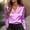 #0196-Purple, variant on Neewe Women's Draped Cowl Neck Tops Solid Color Long Sleeve Satin Casual Loose Fit Comfy Elegant Business Dressy