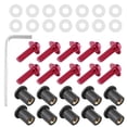 thumbnail image 1 of Motorcycle Windshield  Windscreen Washer Motorbike Windshield Fastener Fairing Screen Fastener 10pcs Motorcycle Windshield  Nut Washers Universal Motorbike Fairing Mounting Kit, 1 of 8
