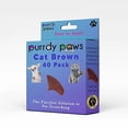 thumbnail image 2 of Purrdy Paws 40 Pack Soft Nail Caps for Cat Claws Brown Kitten, 2 of 4