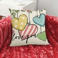 thumbnail image 5 of Cheapark Valentine's Day Romantic Printed Pillow Cushion - Soft Comfortable Linen Set for Sofa Bedside Window, Love-Themed Design, Thoughtful Gift for Girlfriend to Enhance Coziness, 5 of 6