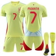 thumbnail image 1 of Maillot de Soccer Extérieur Hommes Femmes GAVI 9# MORATA 7# pour Garçons Filles, 1 of 2
