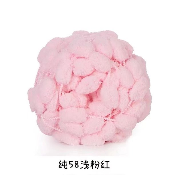 Nvzi Hilo para tejer, ovillo, tejido de mezcla, ideal para hacer mantas, bufandas, cojines y gorros - Suave, de grosor medio, hilo cálido para proyectos de tejido y manualidades, rosa claro