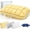 Yellow, variant on Cooling Marshmallow Puff Pillow-Soft Pillow for Adults, Quilted Cool-Touch Bed Pillows, Soft Cloud-Like Fluffy Pillows for Sleeping, Bedroom, Side and Back Sleepers (Gray)