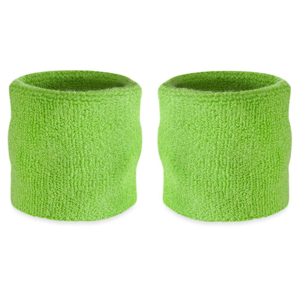 1 Piece Athletic Cotton Terry Cloth Wristband for Sports Suddora Wrist Sweatband Also Available in Neon Colors 
