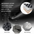 thumbnail image 6 of Car Seat Covers Full Set Fit for Honda Civic 2000-2026, Premium Faux Leather Seat Protectors, Breathable, Waterproof & Anti-Slip Full Wrapping Edge Seat Covers (Black&White, Full Set), 6 of 6