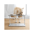 thumbnail image 4 of Elevated Dog Food Bowls, Large Dog Water Bowl Stand, Raised Stainless Steel Dog Bowl, Dog Bowl Stand Set, 4 of 10