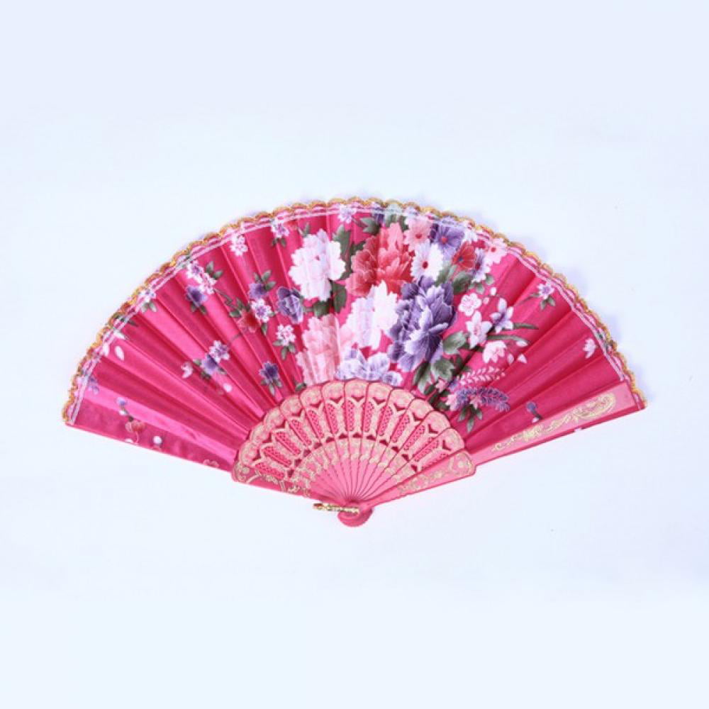 Folding Hand Held Fan Dance Girl Costume Accessory Party Supplies