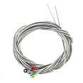 thumbnail image 1 of Set of 5 Pcs Stainless Steel Strings with Color Ball Ends for 5 String Electric Guitar Replacement Parts,5 x Strings,Silver, 1 of 8