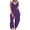 Purple, variant on Vedolay Rompers For Women Dressy Jumpsuit for Womens Bodycon Zipper Sleeveless Tank One Piece Romper Playsuit,AG XL