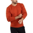 thumbnail image 5 of X RAY Mens Crew Neck Sweater Slim Fit Midweight Pullover Sweater for Men for Casual Dressy Wear (Big & Tall Available), Brick, 3XL, 5 of 11