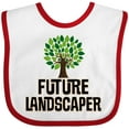 thumbnail image 3 of Inktastic Future Landscaper Horticulture Specialist Boys or Girls Baby Bib, 3 of 4
