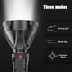 thumbnail image 5 of Linterna de luz potente con indicador de encendido, carga USB, control remoto LED para exteriores, foco portátil superbrillante, 5 of 7